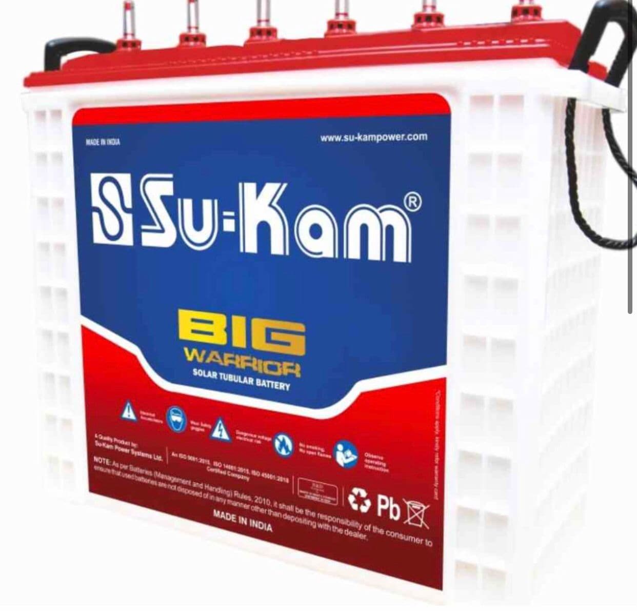 220Ah 12V Tubular Tall Battery