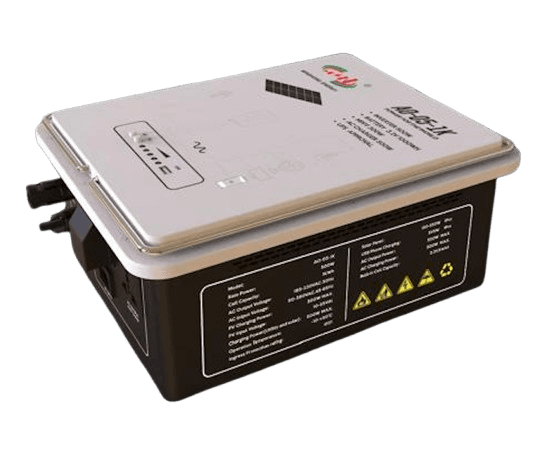 500W/1000kWh wall-mounted solar generator without panel